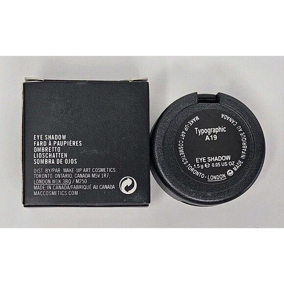 MAC Powder Single Eye Shadow ~ Typographic ~ NEW IN BOX 0.05oz/1.5g - Picture 4 of 7